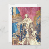 コロネーションローブのルイ15世 ポストカード (正面/裏面)