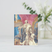 コロネーションローブのルイ15世 ポストカード (スタンド正面)