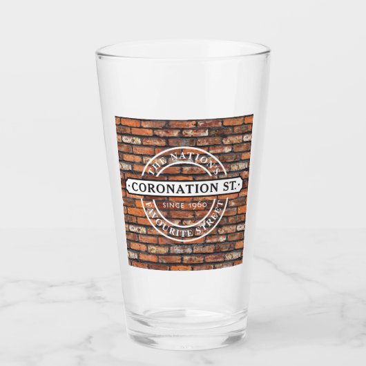 コロネーション通り – ロゴ タンブラーグラス (正面)