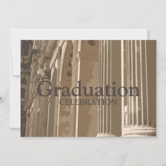 コロネード卒業式招待状 招待状 (正面)