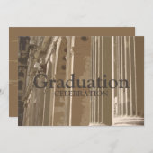 コロネード卒業式招待状 招待状 (正面/裏面)