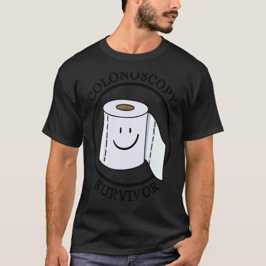 コロノスコピ生き延びー生存者 Tシャツ (正面)