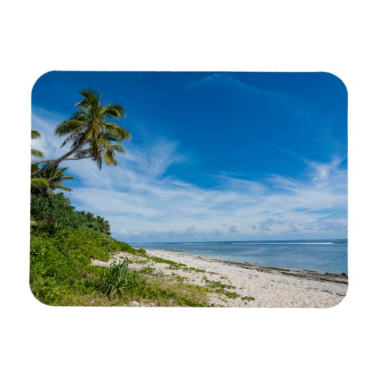 コロバイ海岸のヤシの葉 マグネット (横)