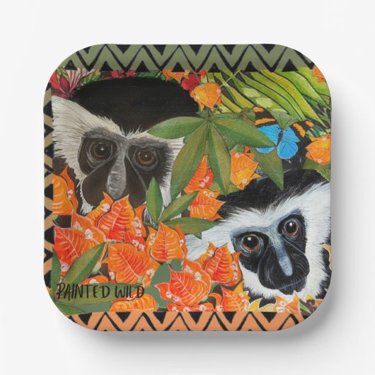 コロバスの友人 ペーパープレート (正面)