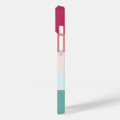 コロブロック横ストライプ線モノグラム Case-Mate iPhoneケース (裏面 / 左)