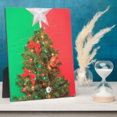 コロブロック・クリスマスツリー フォトプラーク (側面)