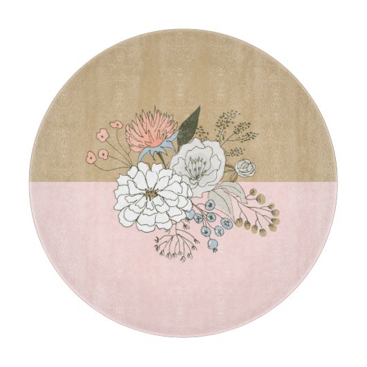 コロブロモダンック花束 カッティングボード (正面)