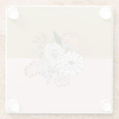 コロブロモダンック花束 ガラスコースター (裏面)