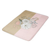 コロブロモダンック花束 バスマット (アングル)