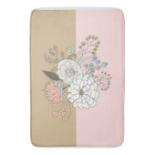 コロブロモダンック花束 バスマット (正面縦)