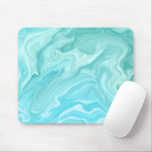 コロプラフルブルー抽象芸術 マウスパッド (マウス)
