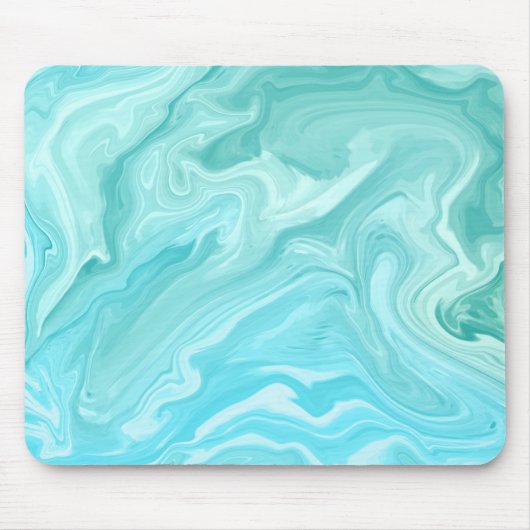 コロプラフルブルー抽象芸術 マウスパッド (正面)