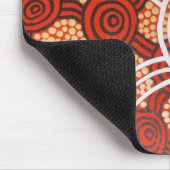 コロボリーII先住民アート マウスパッド (コーナー)