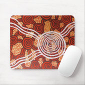 コロボリーII先住民アート マウスパッド (マウス)