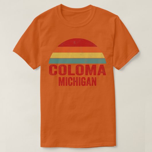コロマミシガン Tシャツ (デザイン正面)