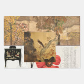 コロマンデル包装紙フラットシートセット3 ラッピングペーパーシート (正面3)