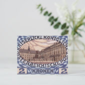 コロマンモーザー – デザインの70歳切手 ポストカード (スタンド正面)