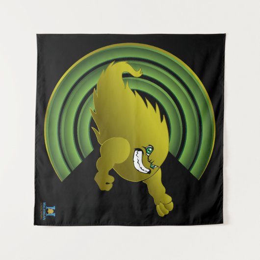 コロマ彗星#2 タペストリー (正面(横))