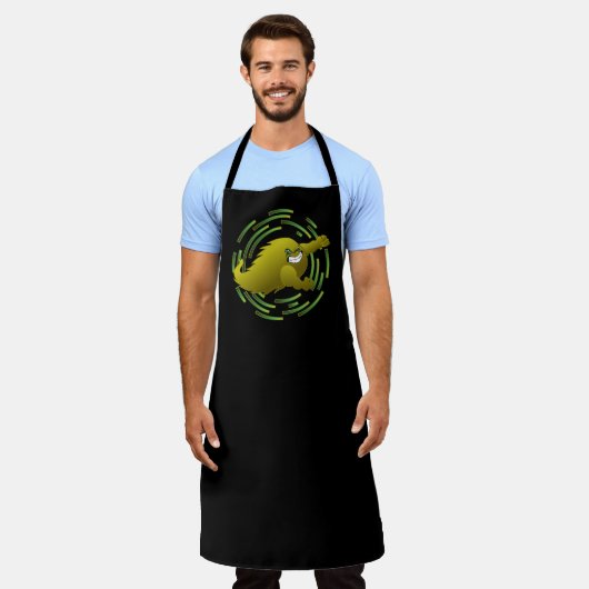 コロマ彗星#4 エプロン (着用した状態)