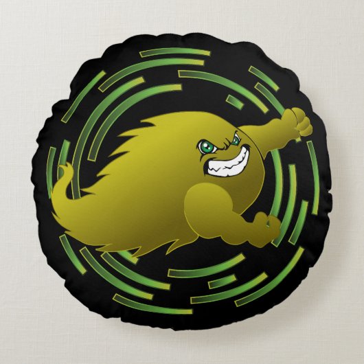 コロマ彗星#4 ラウンドクッション (正面)