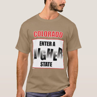 コロラおもしろいドの地図 Tシャツ