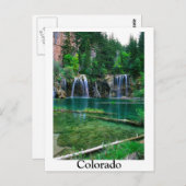 コロラぶら下がったド州の湖 ポストカード (正面/裏面)