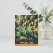 コロラぶら下がったド州の湖 |ヴィンテージ絵画ー ポストカード (スタンド正面)