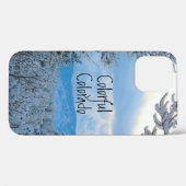 コロラカラフルド冬の雪 Case-Mate iPhoneケース (裏面 (横))