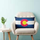 コロラグランジド州旗の枕 ランバークッション (椅子)