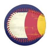 コロラグランジド州旗 野球ボール (正面左)