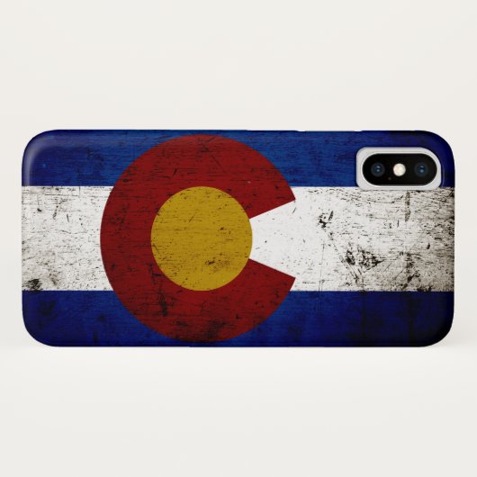 コロラグランジド州旗 Case-Mate iPhoneケース (裏面(横))