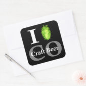 コロラドのクラフトビールが大好き！ スクエアシール (封筒)