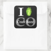 コロラドのクラフトビールが大好き！ スクエアシール (バッグ)