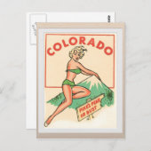 コロラドのビンテージ旅行はがき ポストカード (正面/裏面)