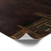 コロラドのロッキー山脈の上の日の出 ポスター (角)