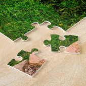 コロラドのロッキー山脈。クリスマスの挨拶 ジグソーパズル (側面)