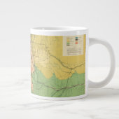 コロラドの一般地質図 ジャンボコーヒーマグカップ (右)