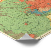 コロラドの一般地質図 ポスター (角)