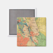 コロラドの一般地質図 マグネット (正面/裏面)