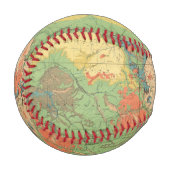 コロラドの地質図 野球ボール (正面左)