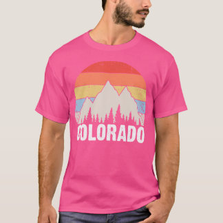 コロラドの山々 自然 ハイキング 登山 Tシャツ