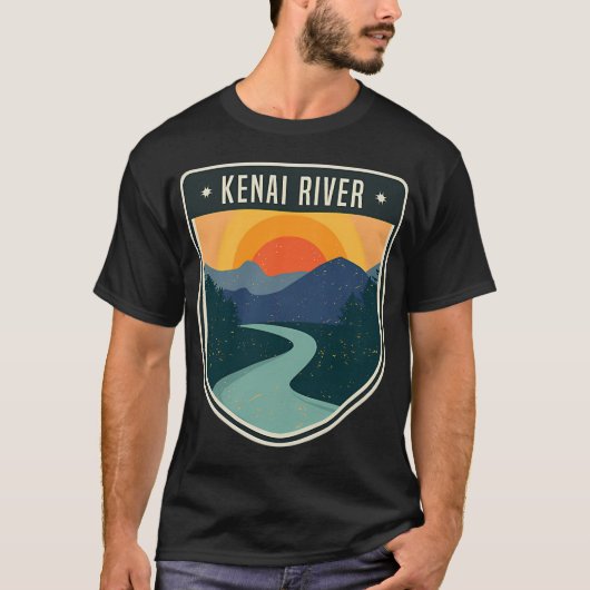 コロラドの旗 フライフィッシング Tシャツ (正面)