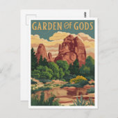 コロラドの神々の園 ポストカード (正面/裏面)