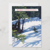 コロラドの自然山の雪 カード (正面)