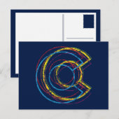 コロラドの誇りぼやけ ポストカード (正面/裏面)