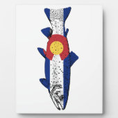 コロラドの魚 フォトプラーク (正面)