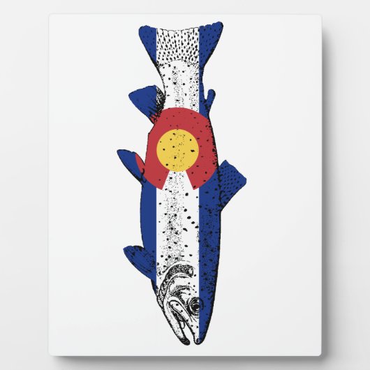 コロラドの魚 フォトプラーク (正面)