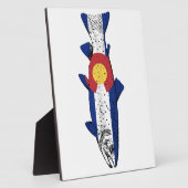 コロラドの魚 フォトプラーク (側面)