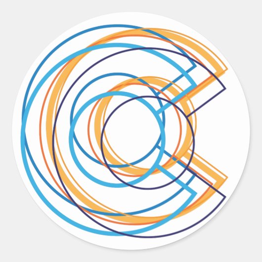 コロラドぼやけ ラウンドシール (正面)