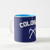 コロラドアイス登山 ツートーンマグカップ (正面左)